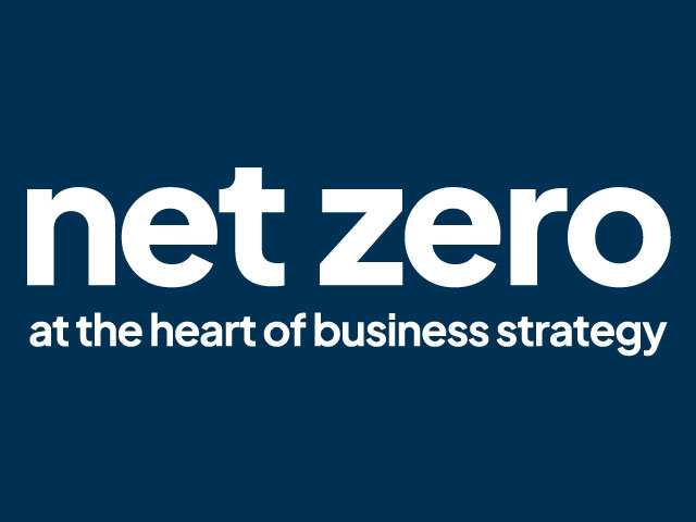 Net zero at the heart of business strategy blue